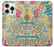 S4078 Motif Abstrait Coloré Etui Coque Housse pour iPhone 16 pro