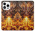 S4090 Dragon de Feu Fantastique Etui Coque Housse pour iPhone 16 pro