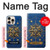 S4086 Motif Boussole Marine Etui Coque Housse pour iPhone 16 pro max
