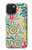 S4078 Motif Abstrait Coloré Etui Coque Housse pour iPhone 15