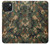 S4091 Motif Camouflage Numérique Vert Etui Coque Housse pour iPhone 15