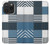 S4082 Motif Patchwork Moderne Etui Coque Housse pour iPhone 15 Pro