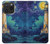 S4092 Phare au Clair de Lune Etui Coque Housse pour iPhone 15 Pro