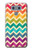S2362 Rainbow Colorful Shavron Zig Zag Pattern Etui Coque Housse pour LG G6