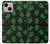 S4087 Motif Fantôme Vert Mignon Etui Coque Housse pour iPhone 13 mini