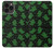S4087 Motif Fantôme Vert Mignon Etui Coque Housse pour iPhone 13 Pro Max