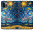 S4081 Art Galaxie Nocturne Etui Coque Housse pour iPhone 12, iPhone 12 Pro