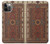 S4096 Motif Géométrique Traditionnel Etui Coque Housse pour iPhone 12, iPhone 12 Pro