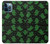 S4087 Motif Fantôme Vert Mignon Etui Coque Housse pour iPhone 12 Pro Max