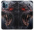 S4094 Loup au Clair de Lune Etui Coque Housse pour iPhone 12 Pro Max