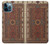 S4096 Motif Géométrique Traditionnel Etui Coque Housse pour iPhone 12 Pro Max