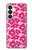 S4097 Motif Floral Rose Etui Coque Housse pour Samsung Galaxy S26