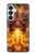 S4090 Dragon de Feu Fantastique Etui Coque Housse pour Samsung Galaxy S26 Plus