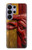 S4098 Art Taureau Espagnol Sculpté Etui Coque Housse pour Samsung Galaxy S26 Ultra