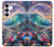 S4084 Vagues Arc-en-ciel Fantastiques Etui Coque Housse pour Samsung Galaxy S25 FE