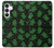 S4087 Motif Fantôme Vert Mignon Etui Coque Housse pour Samsung Galaxy S25 FE