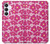 S4097 Motif Floral Rose Etui Coque Housse pour Samsung Galaxy S25 FE