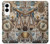 S4100 Collage Scientifique Vintage Etui Coque Housse pour Samsung Galaxy S25 Edge