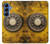 S4107 Téléphone Rotatif Vintage Etui Coque Housse pour Samsung Galaxy S25