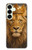 S4093 Portrait de Lion Royal Etui Coque Housse pour Samsung Galaxy S25 Plus