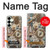 S4100 Collage Scientifique Vintage Etui Coque Housse pour Samsung Galaxy S25 Plus
