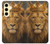 S4093 Portrait de Lion Royal Etui Coque Housse pour Samsung Galaxy S24 FE