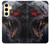S4094 Loup au Clair de Lune Etui Coque Housse pour Samsung Galaxy S24 FE