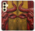S4098 Art Taureau Espagnol Sculpté Etui Coque Housse pour Samsung Galaxy S24 FE