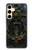 S4106 Ancre et Barre Marine Vintage Etui Coque Housse pour Samsung Galaxy S24 FE