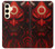 S4099 Illustration Démon Rouge Mystique Etui Coque Housse pour Samsung Galaxy S24