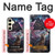 S4110 Loup et Symbole Ancien Etui Coque Housse pour Samsung Galaxy S24