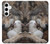 S4089 Loup et Agneau Amicaux Etui Coque Housse pour Samsung Galaxy S24 Plus