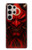 S4099 Illustration Démon Rouge Mystique Etui Coque Housse pour Samsung Galaxy S24 Ultra