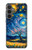 S4081 Art Galaxie Nocturne Etui Coque Housse pour Samsung Galaxy S23 FE