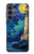 S4092 Phare au Clair de Lune Etui Coque Housse pour Samsung Galaxy S23 FE