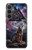 S4110 Loup et Symbole Ancien Etui Coque Housse pour Samsung Galaxy S23 FE