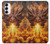 S4090 Dragon de Feu Fantastique Etui Coque Housse pour Samsung Galaxy S23