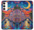 S4083 Venise Colorée au Clair de Lune Etui Coque Housse pour Samsung Galaxy S23 Plus