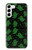 S4087 Motif Fantôme Vert Mignon Etui Coque Housse pour Samsung Galaxy S23 Plus