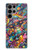 S4085 Art Cosmique Psychédélique Etui Coque Housse pour Samsung Galaxy S23 Ultra