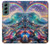 S4084 Vagues Arc-en-ciel Fantastiques Etui Coque Housse pour Samsung Galaxy S22 Plus
