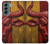 S4098 Art Taureau Espagnol Sculpté Etui Coque Housse pour Samsung Galaxy S22 Plus