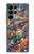 S4085 Art Cosmique Psychédélique Etui Coque Housse pour Samsung Galaxy S22 Ultra