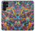 S4085 Art Cosmique Psychédélique Etui Coque Housse pour Samsung Galaxy S22 Ultra