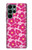 S4097 Motif Floral Rose Etui Coque Housse pour Samsung Galaxy S22 Ultra