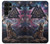S4110 Loup et Symbole Ancien Etui Coque Housse pour Samsung Galaxy S22 Ultra