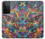 S4085 Art Cosmique Psychédélique Etui Coque Housse pour Samsung Galaxy S21 Ultra 5G