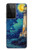 S4092 Phare au Clair de Lune Etui Coque Housse pour Samsung Galaxy S21 Ultra 5G