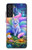 S4088 Esprit Renard Fantastique Etui Coque Housse pour Samsung Galaxy S21 FE 5G