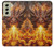 S4090 Dragon de Feu Fantastique Etui Coque Housse pour Samsung Galaxy S21 FE 5G